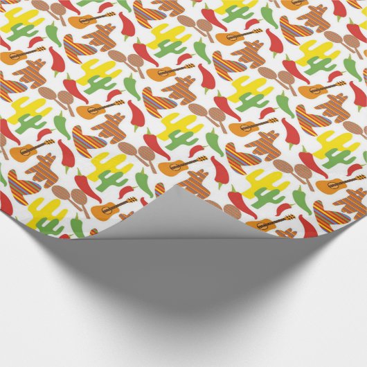 Fun Fiesta gemischte Muster Party Packung Geschenkpapier (Ecke)