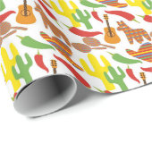 Fun Fiesta gemischte Muster Party Packung Geschenkpapier (Rolleneckpunkt)