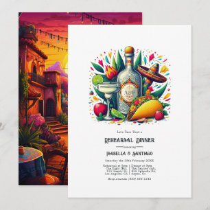 Fun Fiesta "Let's Taco Bout a Probe Dinner" Einladung