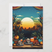 Fun Fiesta Let's Taco "über eine engagierte Partei Einladung (Rückseite)