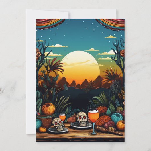 Fun Fiesta Let's Taco "über eine engagierte Partei Einladung (Rückseite)