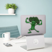 Fun Fighting Broccoli Aufkleber - Anpassbares Quir (Laptop auf Schreibtisch)