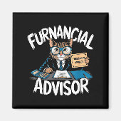 Fun Financial Planner Gift Funny Retirement Adviso Magnet (Vorne)