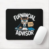 Fun Financial Planner Gift Funny Retirement Adviso Mousepad (Mit Mouse)