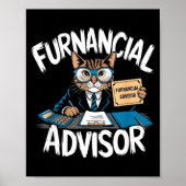 Fun Financial Planner Gift Funny Retirement Adviso Poster (Vorne)