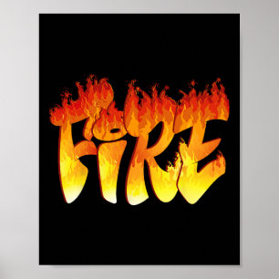 Fun Fire and Ice Costume Halloween Familie Matchin Poster