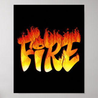 Fun Fire and Ice Costume Halloween Familie Matchin Poster