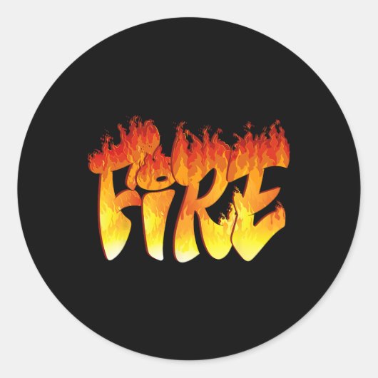 Fun Fire and Ice Costume Halloween Familie Matchin Runder Aufkleber (Vorderseite)