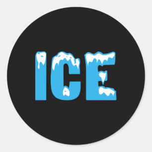 Fun Fire and Ice Costume Halloween Familie Matchin Runder Aufkleber