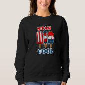 Fun Fireworks Firecracker US-Flagge 4. Juli Sweatshirt (Vorderseite)