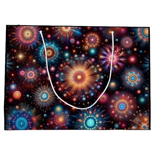 Fun Fireworks Große Geschenktüte (Rückseite)