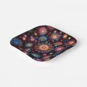 Fun Fireworks Pappteller (Gewinkelt)