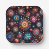 Fun Fireworks Pappteller (Vorderseite)