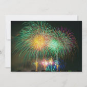 Fun Fireworks-Party Einladung (Rückseite)