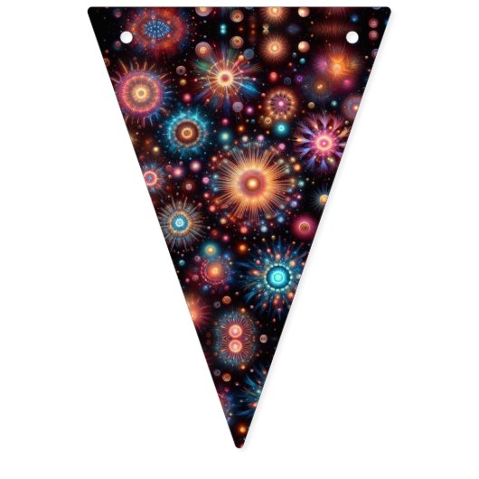 Fun Fireworks Wimpelkette (Dritte Fahne)