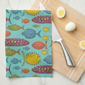 Fun Fisch Geschirrtuch (Viertel Falte)