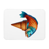 Fun Fish Creamy Cone Magnet (Horizontal)