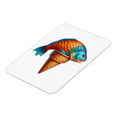 Fun Fish Creamy Cone Magnet (Linke Seite)