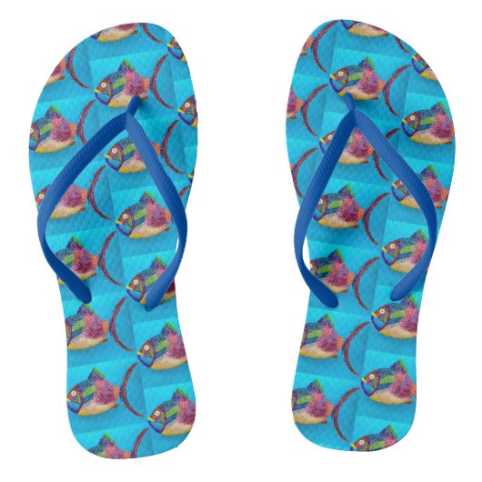 Fun Fish Flip Flops Badesandalen (Fußbett)
