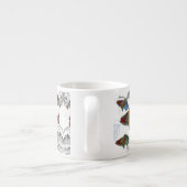 Fun Fish Mug Design using Needle Punch fish design Espressotasse (Rückseite)