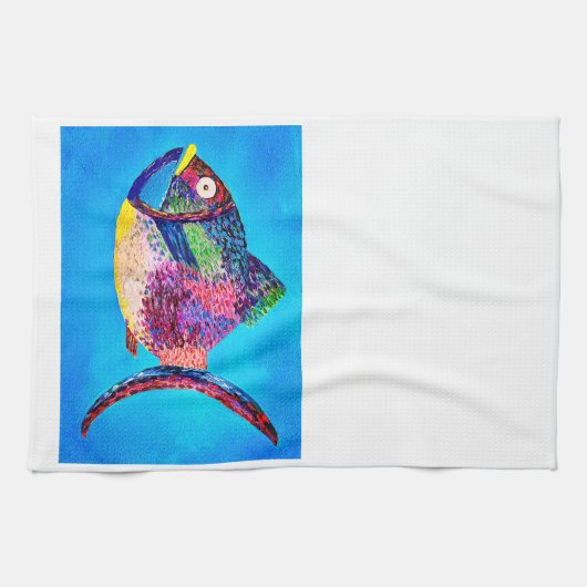 Fun Fish Tee Handtuch (Horizontal)