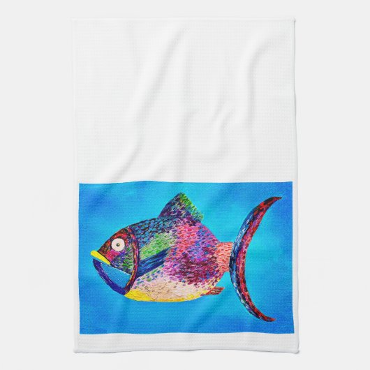 Fun Fish Tee Handtuch (Vertikal)