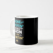 Fun Fishing Hunter Junting Fisherman Gift Kaffeetasse (Vorderseite Links)