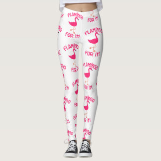 Fun Flamingo für tropisches Vogelmuster Leggings
