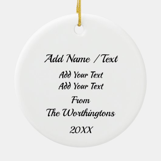 Fun Flamingo Surfer Keramik Ornament (Hinten)