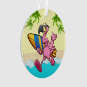 Fun Flamingos Ornament (Vorderseite)