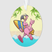 Fun Flamingos Ornament (Vorderseite)