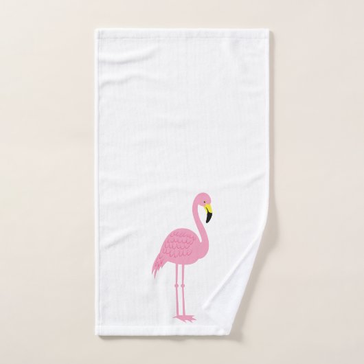 Fun Flamingos Pattern Badhandtuch Set (Handtuch)