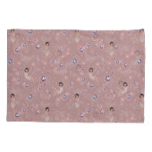 Fun Flappers Lady Glam Pink Design Kissenbezug (Rückseite-Links)