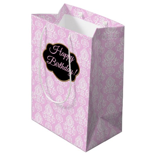 Fun, Flirty and Feminine Occasion Mittlere Geschenktüte (Rückseite Schrägansicht)