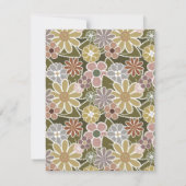 Fun Floral Einladung (Rückseite)