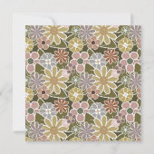 Fun Floral Einladung (Rückseite)