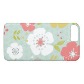 Fun Floral Fantasy Case-Mate iPhone Hülle (Rückseite (Horizontal))