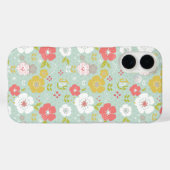 Fun Floral Fantasy Case-Mate iPhone Hülle (Rückseite (Horizontal))
