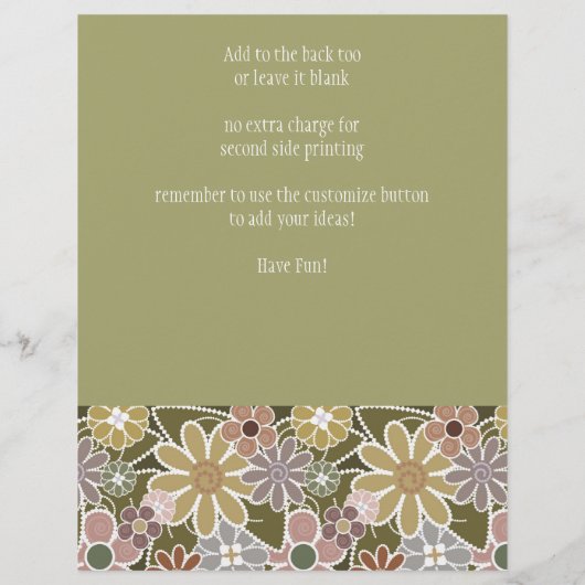 Fun Floral Flyer (Hinten)