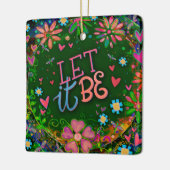 Fun Floral Inspirierend Ließ Es ist Zitat Inspiriv Keramikornament (Links)