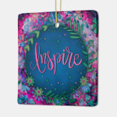 Fun Floral Inspirierte Hübsche Herzinspiriertheit Keramikornament (Links)