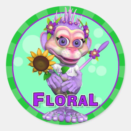 Fun Floral Stickers (Vorderseite)