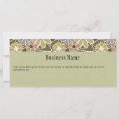 Fun Florals Geschenkzertifikat (Rückseite)