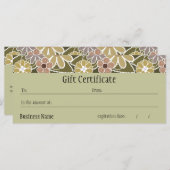 Fun Florals Geschenkzertifikat (Vorne/Hinten)