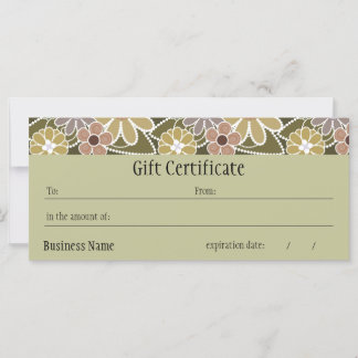 Fun Florals Geschenkzertifikat