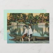 Fun Florida Alligator Ankündigung (Vorne/Hinten)