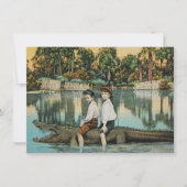 Fun Florida Alligator Ankündigung (Vorderseite)