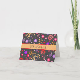 Fun FlowersModerne Personalisierte Inspirivity Karte