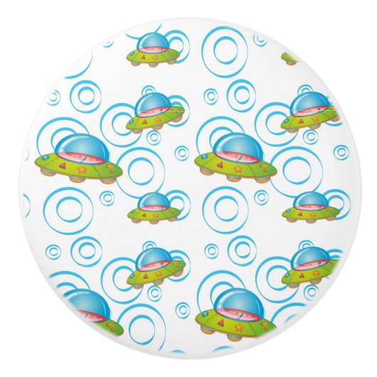 Fun Flying UFO Keramikknauf (Vorderseite)