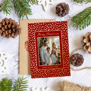 Fun Foil Weihnachtskartenvorlage anpassen Folien Feiertagskarte